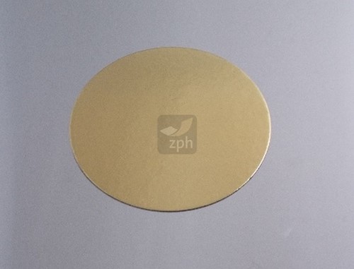 KARTON GOUD / zilver  12 cm rond   tbv DIAMANTZAK  art nr . 03218  