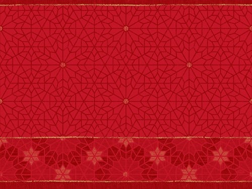 Tafelloper 40cm x 24meter All Stars Kerst Duni 194226  rol