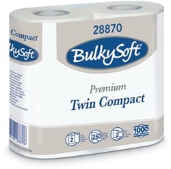 Keuken rol Bulky Soft Premium cellulose wit papier 55 meter per rol  verpakking 2x7 rollen