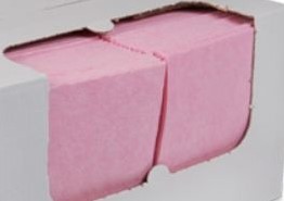 SCHOONMAAKDOEKEN ROOD nonwoven  38x40 cm VOORDEELPAK a 10 kg