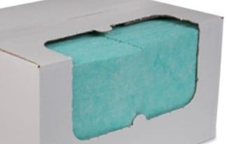 SCHOONMAAKDOEKEN GROEN nonwoven 38x40 cm VOORDEELPAK a 10 kg