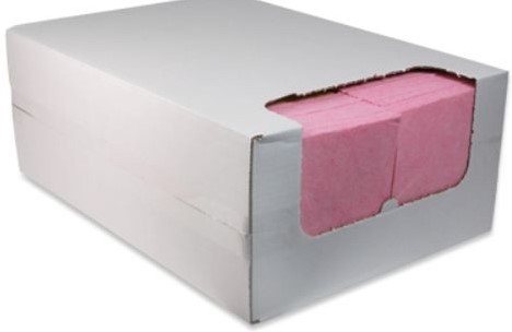 SCHOONMAAKDOEKEN ROOD nonwoven 38x40 cm doos a 200 stuks