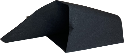 SERVET 33x33 cm ZWART 2 laags   1/8  vouw  doos a 2000 stuks-3