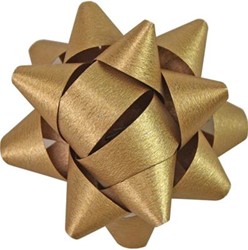 STARBOWS 50 mm opaak goud  250 stuks