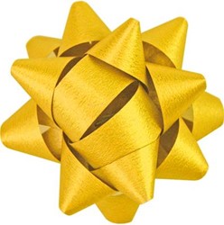 STARBOWS 50 mm opaak geel 250 stuks