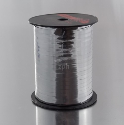 KRULLINT 5 mm 500 meter ZILVER ARGENTO METALLIC