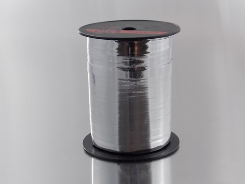 KRULLINT 10 mm 250 meter ZILVER ARGENTO METALLIC