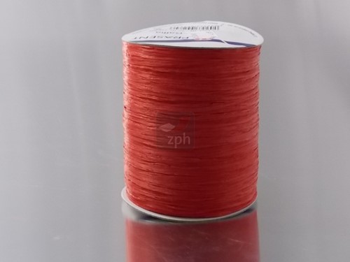 RAFFIA RAYON 100 meter ROOD