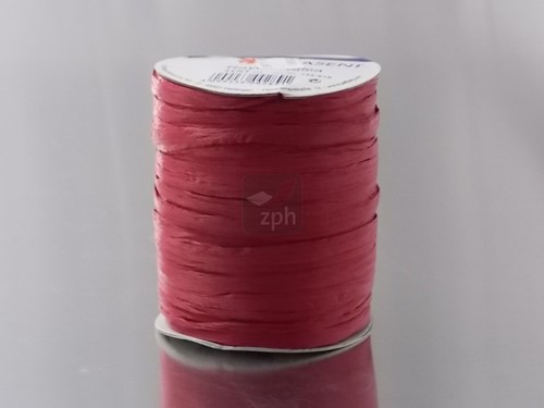 RAFFIA RAYON 100 meter BORDEAUX