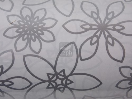 DESSIN INPAK CADEAU PAPIER 50 cm x 100 meter SILVER FLOWER