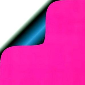DESSIN INPAK CADEAU PAPIER PINK MAT BLUE/GLOSSY 50 cm x 200 mtr 5068