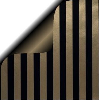DESSIN GOLDEN LINE ON MAT BLACK 30 cm NR 3106