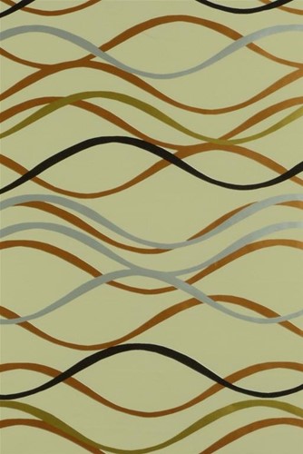 DESSINPAPIER 50 cm K601258/2-50 MEANDER Taupe/Zwart