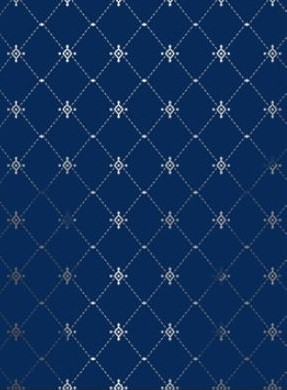 DESSIN INPAK CADEAU PAPIER BLAUW ZILVER 50 cm x 100 meter