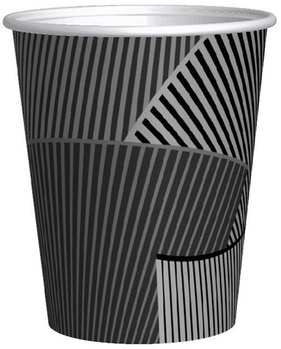 KOFFIE CAPPUCINO HOTCUP BEKER KARTON  8 oz 240 ml  WAVE  incl SUP en afvalbeheersbijdrage