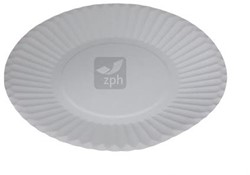 BORD KARTON WIT  Ø  23 cm