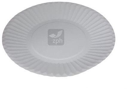 BORD KARTON WIT  Ø  23 cm