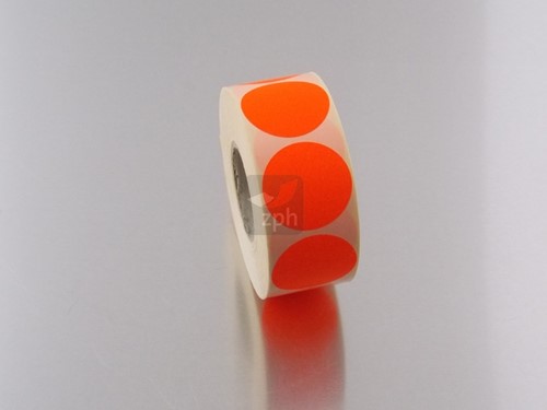 Etiket Ø13mm rood Apli 02736 616 stuks
