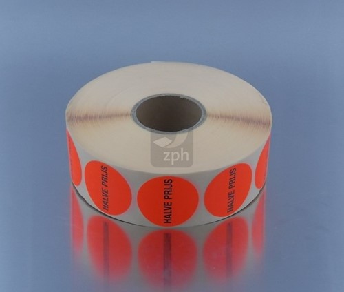 ETIKETTEN ROND 35 mm   " HALVE PRIJS "