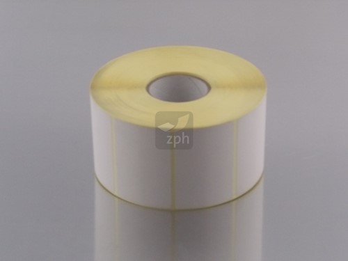 THERMO ETIKET PERMANENT BLANCO 55x59 mm