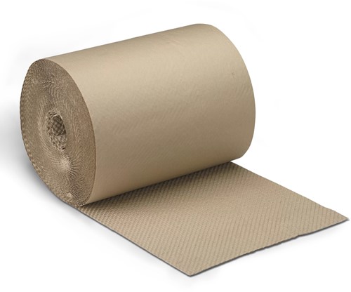 Luchtkussen noppen papier 100 cm x 50 meter  Paper Bubble Wrap  FSC Recycled 100%