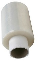 WIKKELFOLIE BUNDEL STRETCHFOLIE 10 cm x 250 meter 20 mµ Kern 38 mm