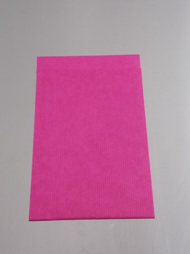 FOURNITUREN ZAK 12x19 cm pink roze 