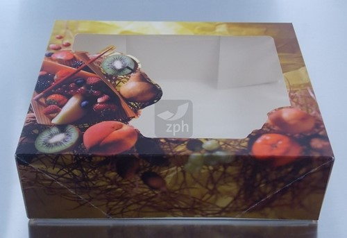 FRUIT GESCHENKDOOS 260x230x80 mm  klein  DESSIN 27