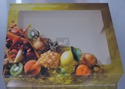 FRUIT GESCHENKDOOS 330x260x80 mm  middel DESSIN 27