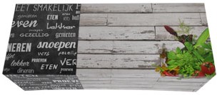 ROLLADE doos 25x10x9 Crystal zonder venster