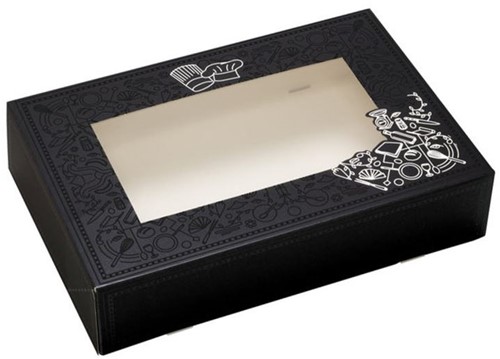 CATERINGDOOS 460x310x80 mm  dessin 835 NOIR