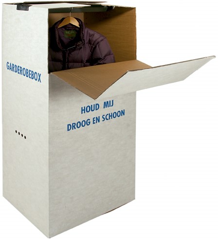 GARDEROBE OPSLAGBOX HOOG+ Hanger-bar 60x52x130 cm bxlxh