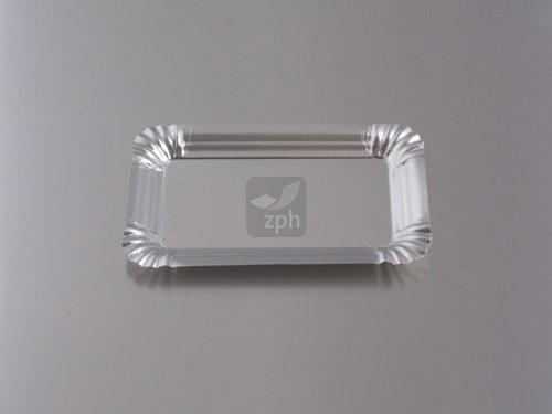 DUPLEX SCHAALTJES 10x16 cm ALU GEVOERD