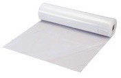 HDPE PLASTIC VELLEN OP ROL 420x620 mm 20 micron BLAUW     incl Afvalbeheersbijdrage