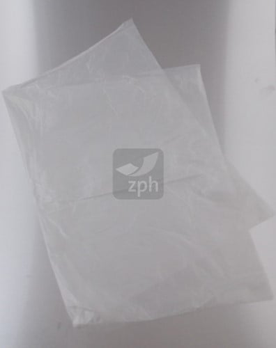 PLASTIC ZAK VLAK 40x60 cm HDPE 20 micron transparant