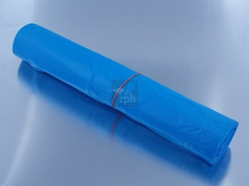 HDPE VUILNIS AFVAL ZAK 70x110 cm 120 ltr  BLAUW  25 mµ