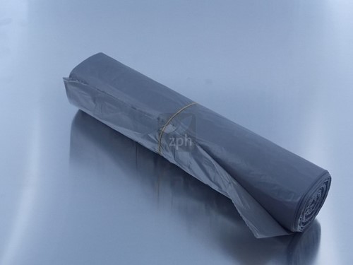 HDPE PLASTIC AFVAL ZAK 50x60 cm OP ROL GRIJS ( per rol = 50 st. )