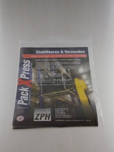 GRIPSEAL ZAKJE 160x280 mm. met sluitstrip