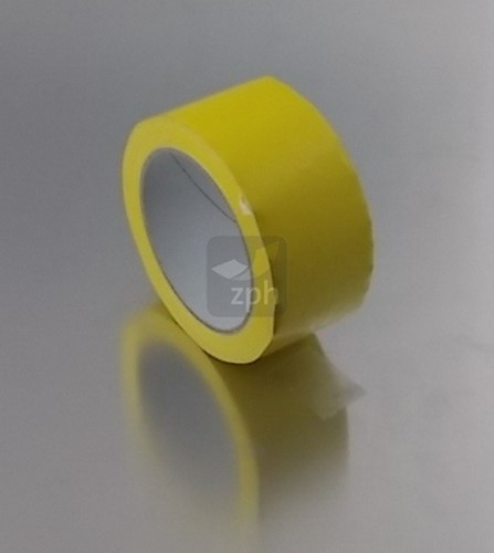 PP SOLVENT TAPE 50 mm x 66 meter  GEEL BLANCO