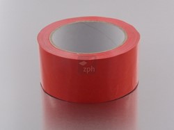 TAPE PVC 50 mm x 66 meter  ROOD BLANCO