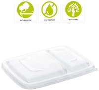 Deksel PP Be Pulp serie  23x16x5 cm  550 + 250 ml  PUL51621