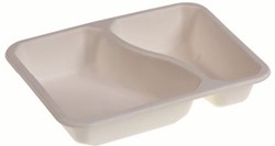 MENUBAK SUIKERRIET 227x178x45 mm 2 vaks BIO gelamineerd