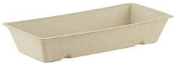 Snackbakje suikerriet bruin A18 170x38x34 mm doos a 600 stuks