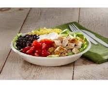 MENUBAK BE PULP ROND Ø 21x4 cm 750 ml  NATUREL BIO PUL49024d300