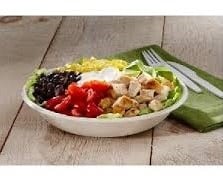 MENUBAK BE PULP ROND Ø 21x4 cm 750 ml  NATUREL BIO PUL49024d300