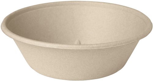 MENUBAK BOWL SUIKERRIET Duni  Ø 19,4x6 cm 1000 ml 205667 NATUREL BRUIN