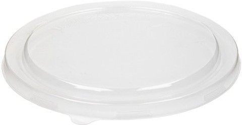 Deksel PET GLASHELDER met anticodens coating, rond 185 mm 100% recyclebaar  tbv saladebowl  1300 ml doos a 300 stuks