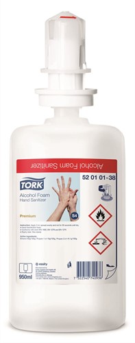 Tork Alcohol Foam Hand Sanitizer (Biocide) 950 ml 520101