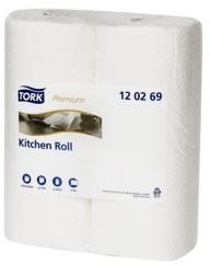 TORK KEUKEN ROL KITCHEN PLUS 12 pak a 2 rol 120269