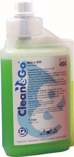 VLOERREINIGER CLEAN&GO 852 1 LITER